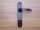 Klamka AL. 72mm brąz klucz(Seger)